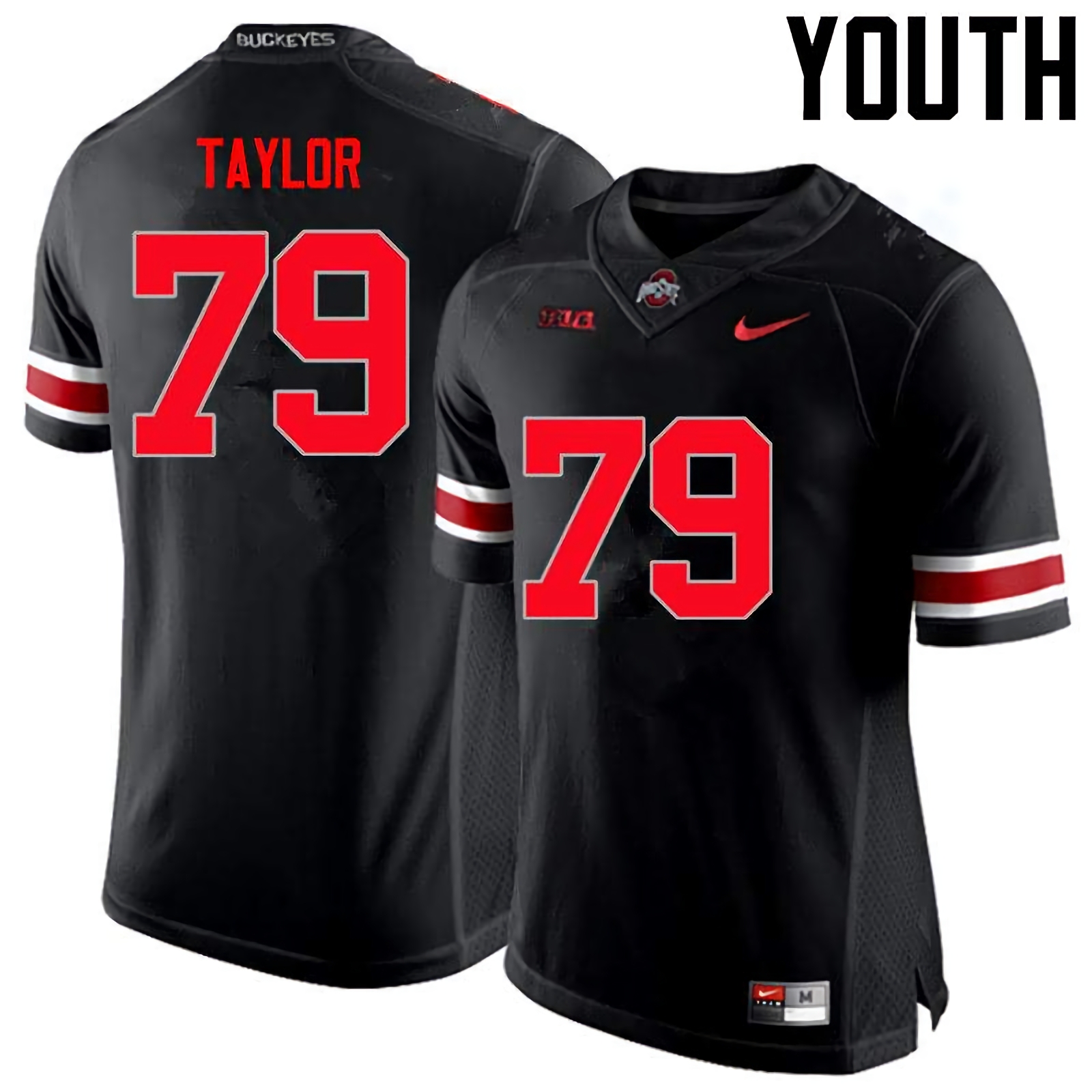 Brady Taylor Ohio State Buckeyes Youth NCAA #79 Nike Black Limited College Stitched Football Jersey JXB3256ZJ